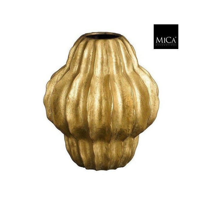 VASO CERAMICA ORO ALTEA  H28XD25 CM.